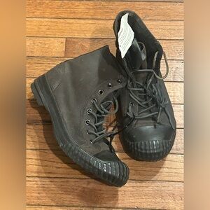 Converse John Varvatos Brown Leather Boots Mens 10 NEW